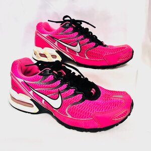 Nike Air Torch 4 Running Sneakers-Max Air-Women's Size 8 1/2-Hot Pink/Black-Lace